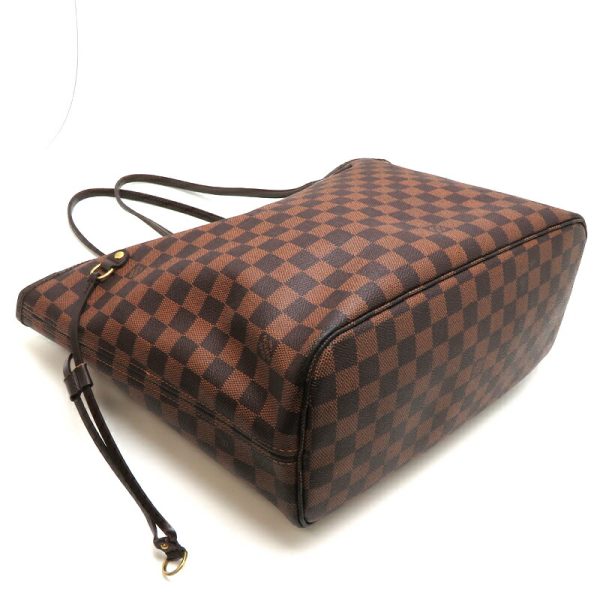 dh78023 3 Louis Vuitton Neverfull MM Damier Handbag Brown