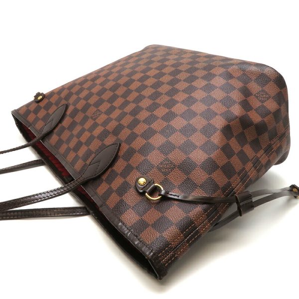 dh78023 4 Louis Vuitton Neverfull MM Damier Handbag Brown