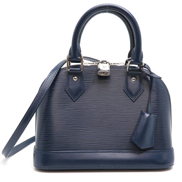 dh78055 1 Louis Vuitton Alma BB Epi Handbag Blue