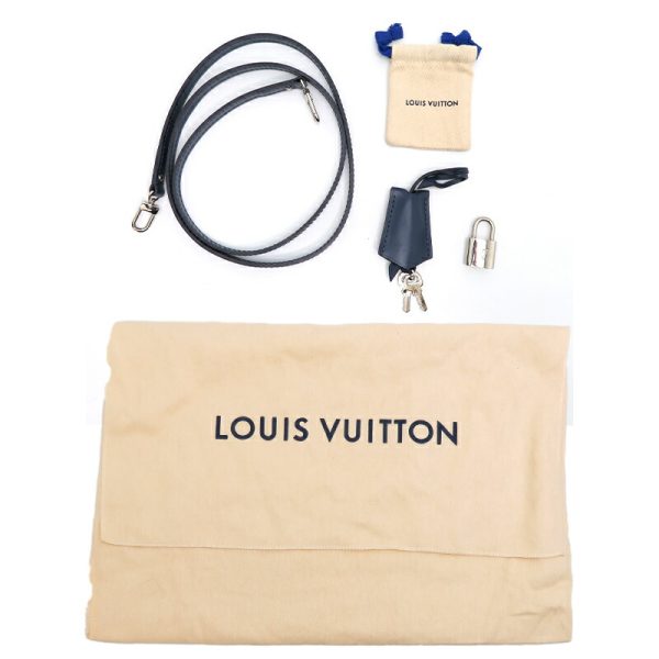 dh78055 10 Louis Vuitton Alma BB Epi Handbag Blue