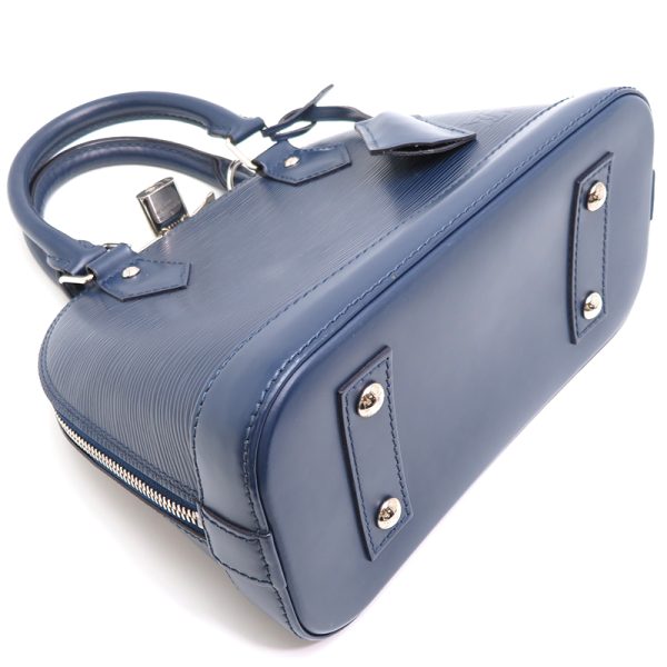 dh78055 3 Louis Vuitton Alma BB Epi Handbag Blue