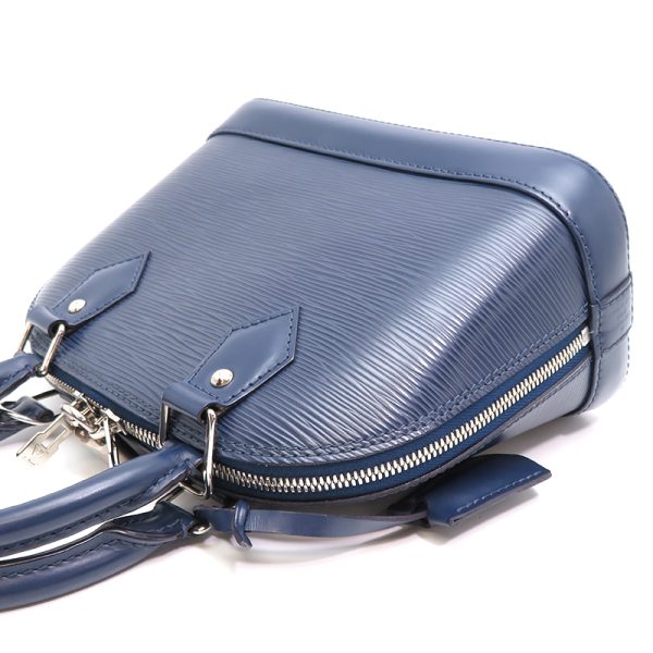 dh78055 4 Louis Vuitton Alma BB Epi Handbag Blue