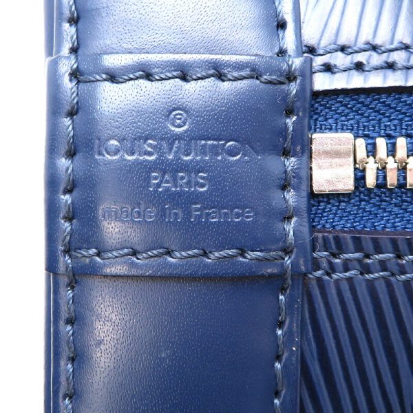 dh78055 7 Louis Vuitton Alma BB Epi Handbag Blue