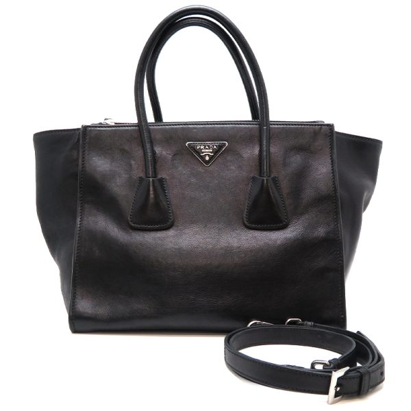 dh78136 1 Prada Tote Bag 2way Black