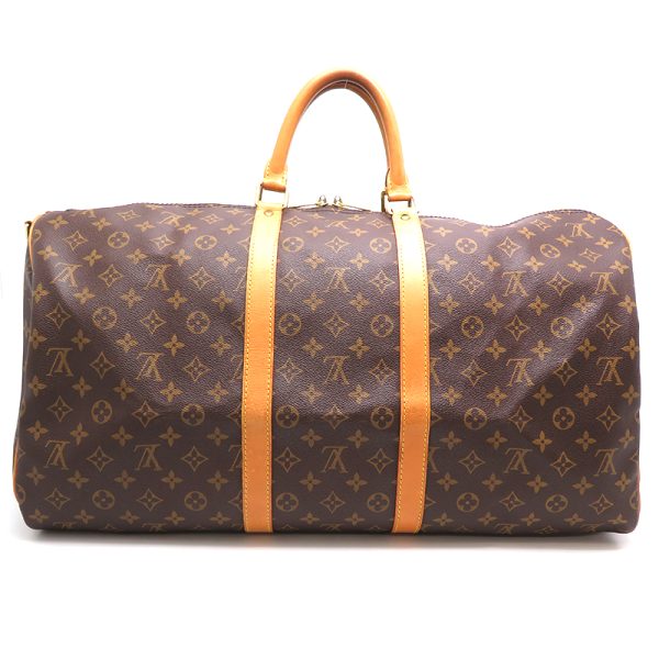 dh78202 2 Louis Vuitton Keepall 55 Monogram Bag Brown