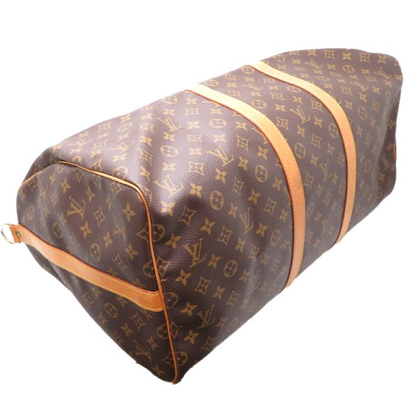 dh78202 3 Louis Vuitton Keepall 55 Monogram Bag Brown