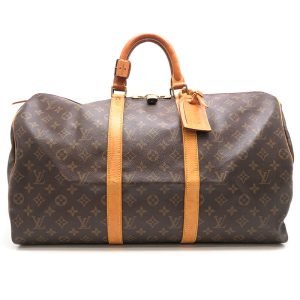 dh78203 1 Louis Vuitton Hampstead MM Damier Canvas Tote Bag Brown