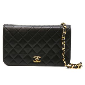 dh78262 1 CHANEL Chain Shoulder GST Tote Bag Matelasse Caviar Skin Leather Black