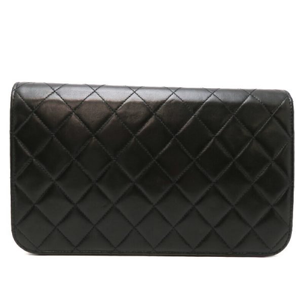 dh78262 2 Chanel Matelasse 23 Chain Lambskin Shoulder Bag Black