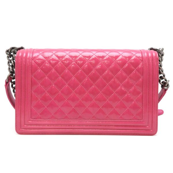 dh78265 2 Chanel Boy Chanel Chain Patent Shoulder Bag Pink