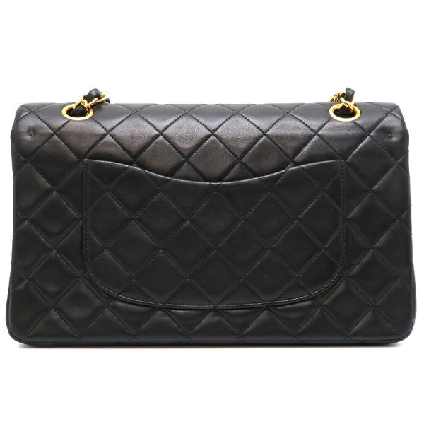 dh78269 2 Chanel Matelasse 25 Chain Lambskin Shoulder Bag Black