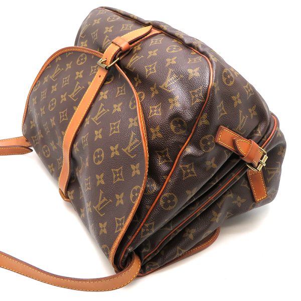 dh78428 4 Louis Vuitton Saumur 35 Monogram Shoulder Bag Brown