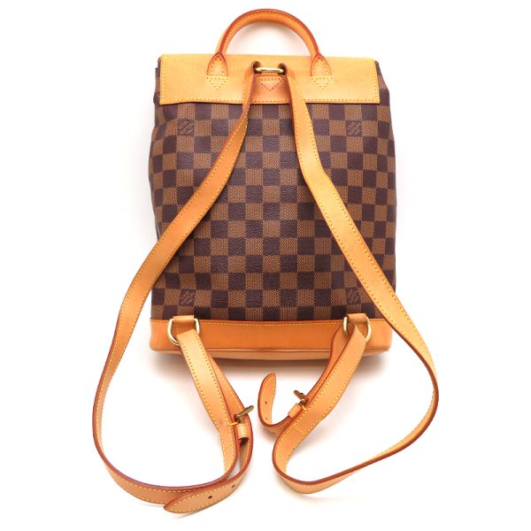 dh78430 2 Louis Vuitton Arlequin Monogram Backpack Brown