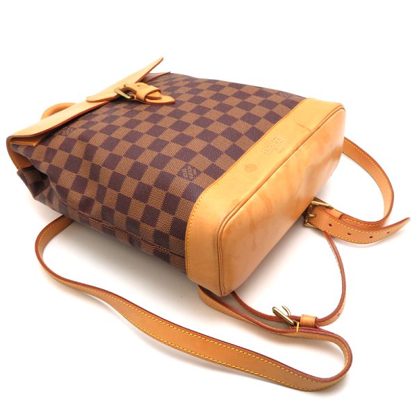 dh78430 3 Louis Vuitton Arlequin Monogram Backpack Brown