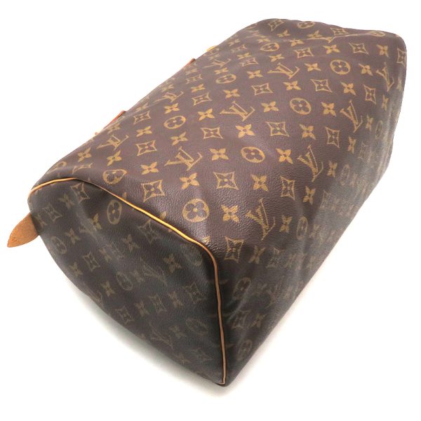 dh78674 3 Louis Vuitton Speedy 35 Monogram Handbag Brown