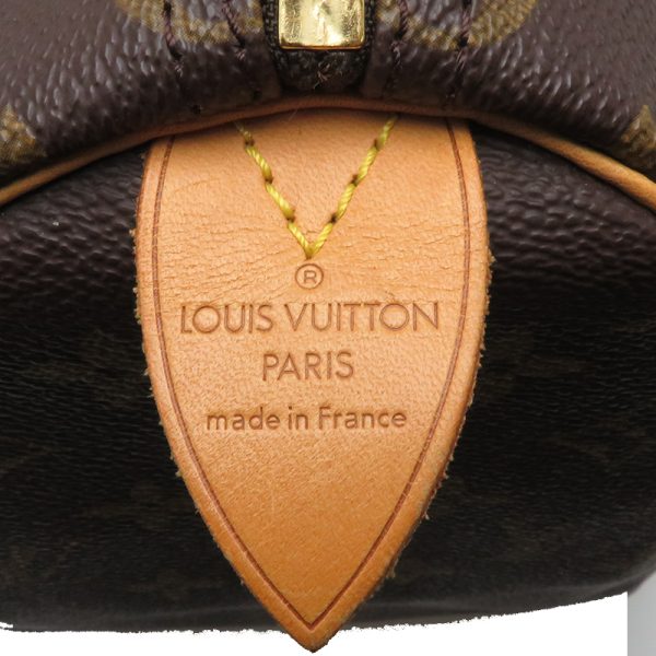 dh78674 7 Louis Vuitton Speedy 35 Monogram Handbag Brown