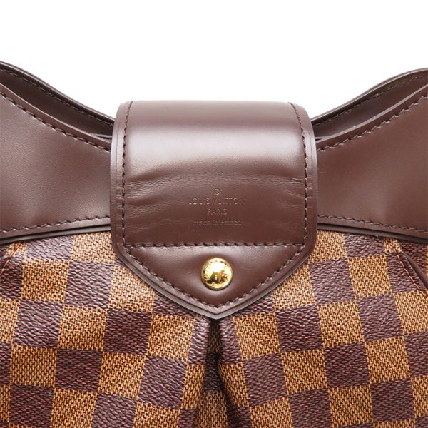 dh78678 7 Louis Vuitton Sistina PM Damier Shoulder Bag Brown