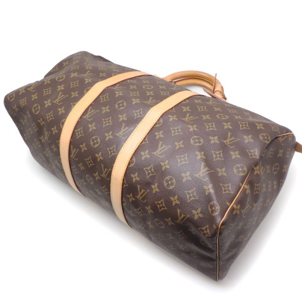 dh78750 3 Louis Vuitton Keepall 50 Monogram Bag Brown