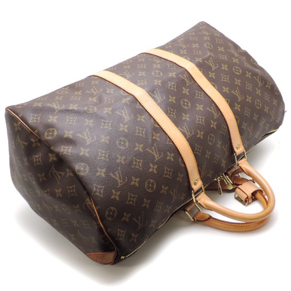 dh78750 4 Louis Vuitton Keepall 50 Monogram Bag Brown