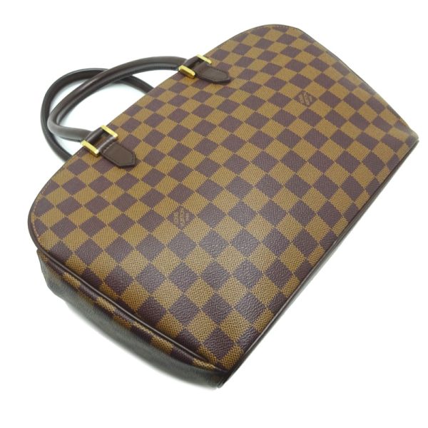 dh78773 3 Louis Vuitton Sarria Oriental Damier Handbag Brown