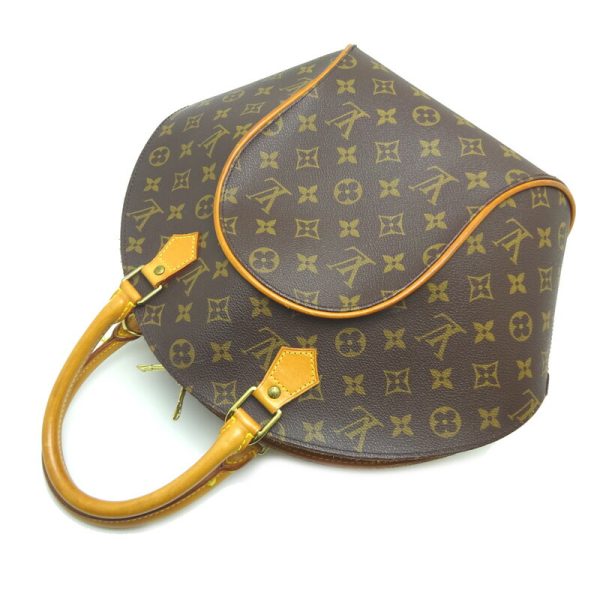 dh78774 4 Louis Vuitton Ellipse MM Monogram Handbag Brown