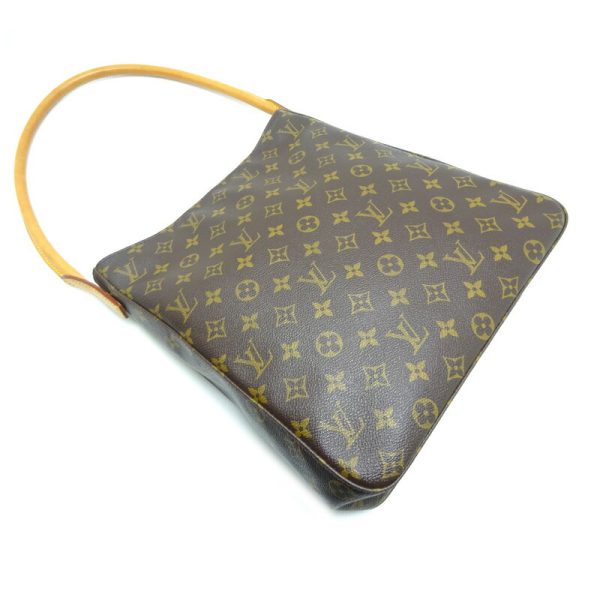 dh78775 3 Louis Vuitton Looping GM Monogram Shoulder Bag Brown