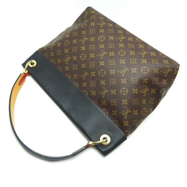 dh78781 4 Louis Vuitton Tuileries Hobo Tote Bag Brown