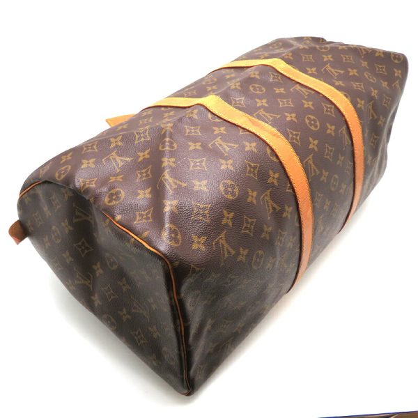 dh78817 3 Louis Vuitton Keepall 50 Monogram Bag Brown