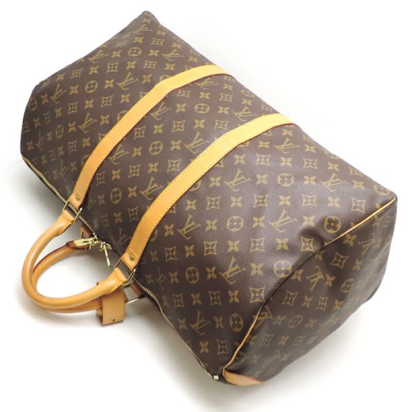 dh78828 4 Louis Vuitton Keepall 50 Monogram Bag Brown