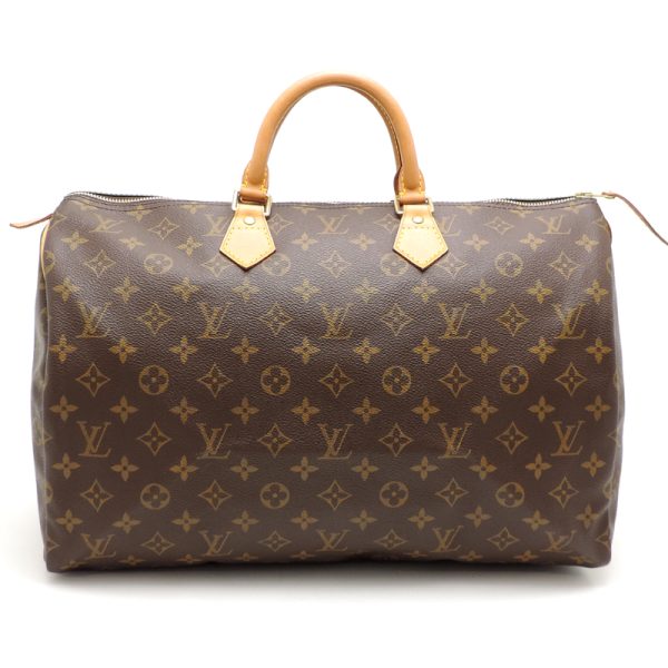 dh78831 1 Louis Vuitton Speedy 40 Monogram Bag Brown