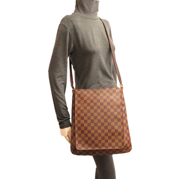 dh78951 8 Louis Vuitton Musette Damier Shoulder Bag Brown