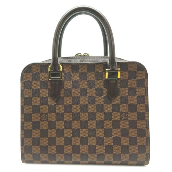 dh78970 2 Louis Vuitton Triana Damier Handbag Brown