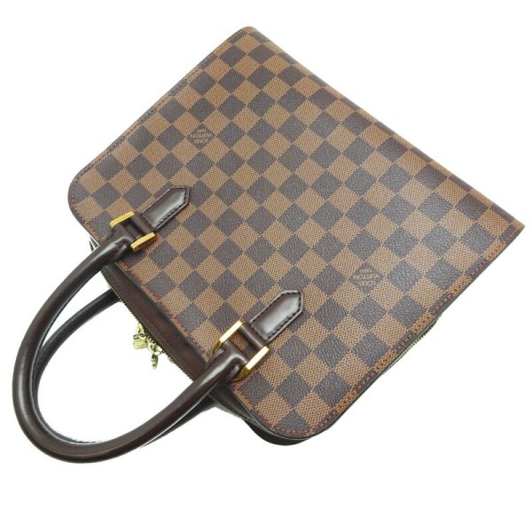 dh78970 4 Louis Vuitton Triana Damier Handbag Brown