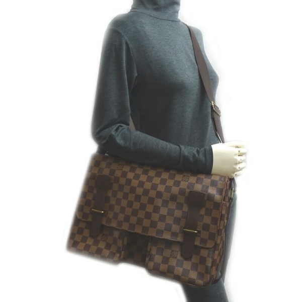 dh78972 8 Louis Vuitton Broadway Damier Shoulder Bag Brown