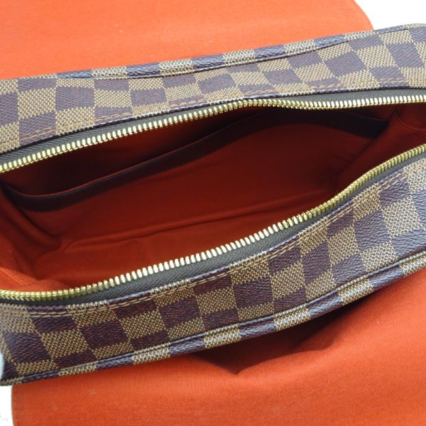 dh79024 6 Louis Vuitton Naviglio Damier Shoulder Bag Brown