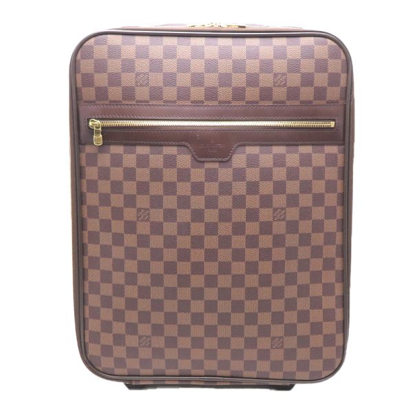 dh79039 1 Louis Vuitton Pegas 45 Damier Suitcase Brown