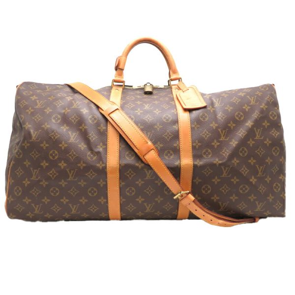 dh79040 1 Louis Vuitton Keepall 60 Monogram Bag Brown