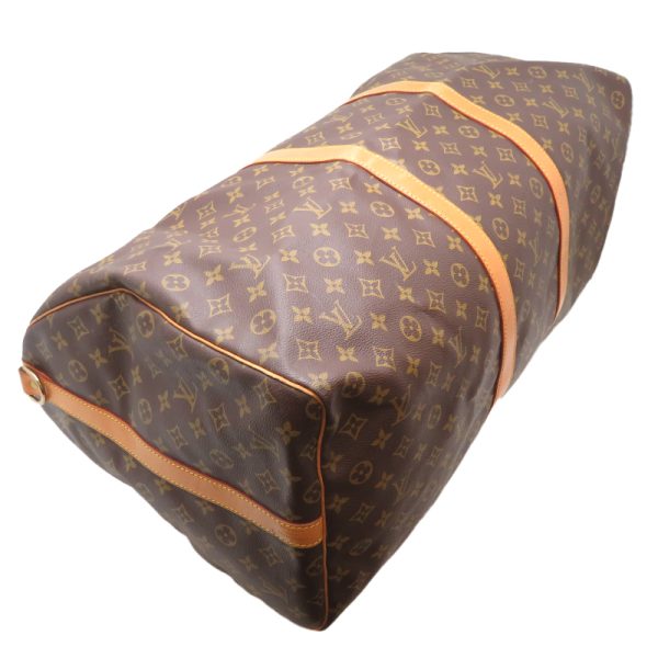 dh79040 3 Louis Vuitton Keepall 60 Monogram Bag Brown