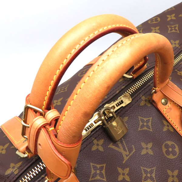 dh79040 5 Louis Vuitton Keepall 60 Monogram Bag Brown