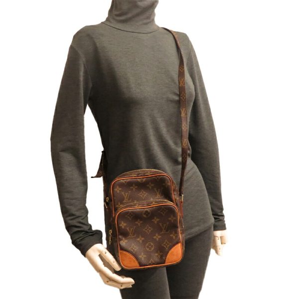 dh79046 9 Louis Vuitton Amazon Monogram Shoulder Bag Brown