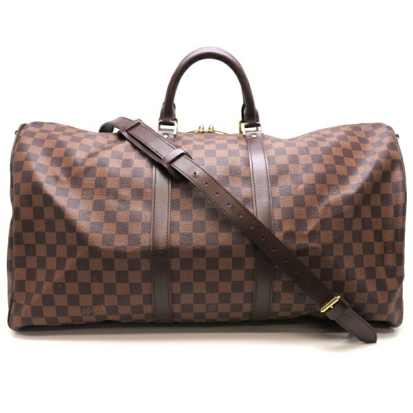 dh79047 1 Louis Vuitton Keepall Bandouliere 55 Damier Bag Brown