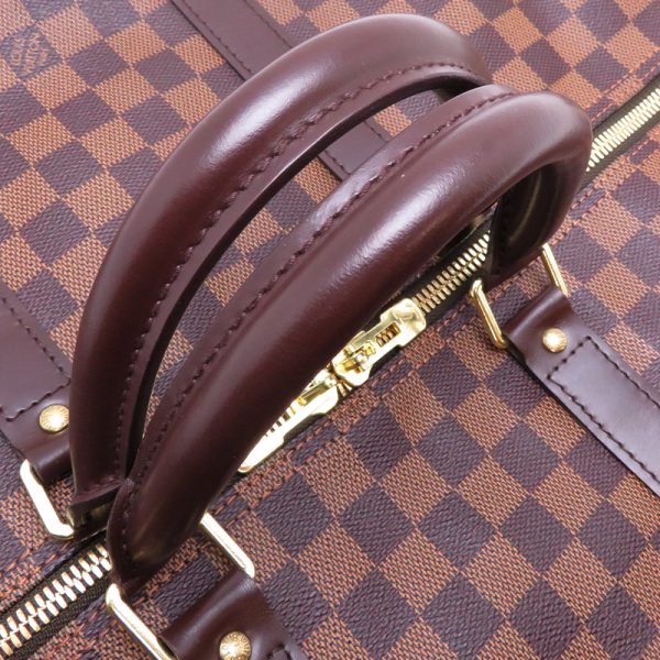 dh79047 5 Louis Vuitton Keepall Bandouliere 55 Damier Bag Brown