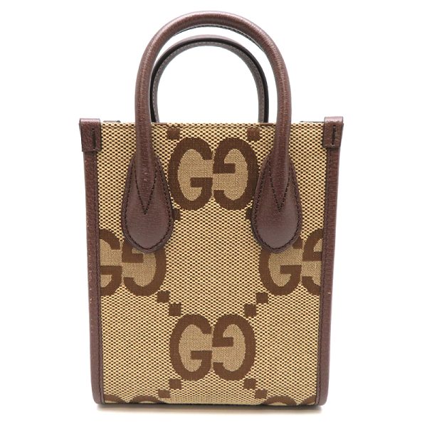 dh79181 2 Gucci Jumbo GG Mini Tote Jumbo GG Bag Camel