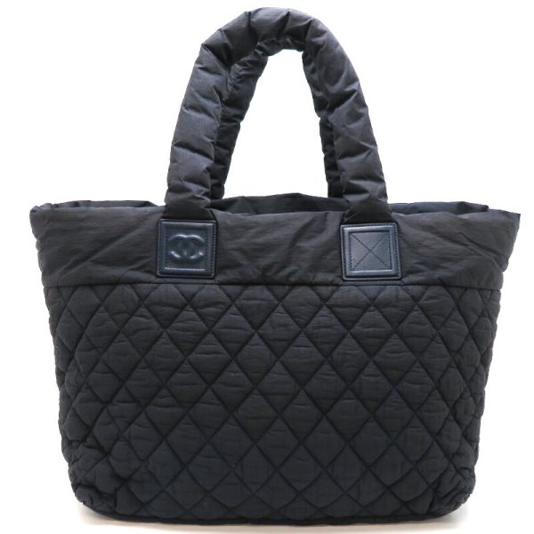 dh79184 1 Chanel Cococoon Tote Nylon Tote Bag Blue