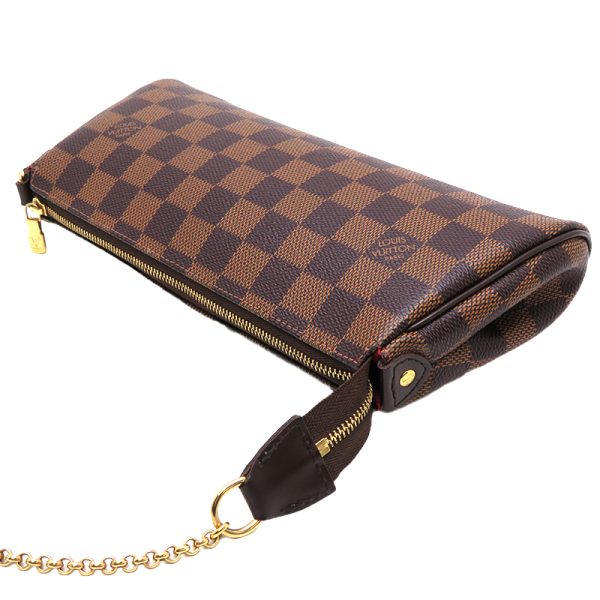 dh79192 4 Louis Vuitton Eva Damier Shoulder Bag Brown