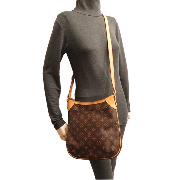 dh79193 9 Louis Vuitton Odeon PM Monogram Shoulder Bag Brown