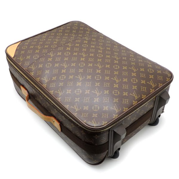 dh79202 3 Louis Vuitton Pegas 55 Monogram Carry Bag Brown