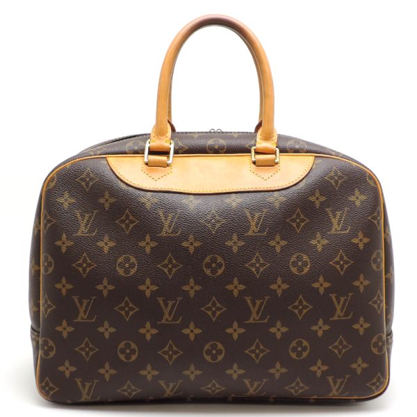 dh79210 2 Louis Vuitton Deauville Monogram Bag Brown