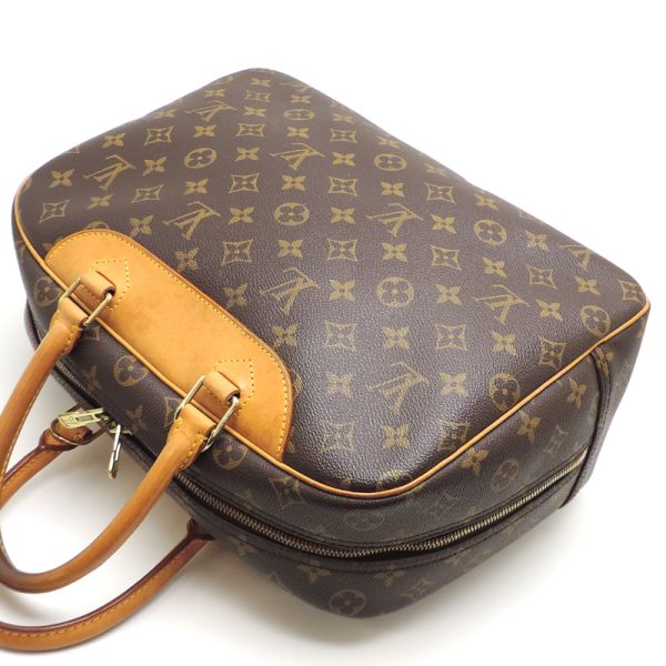 dh79210 4 Louis Vuitton Deauville Monogram Bag Brown