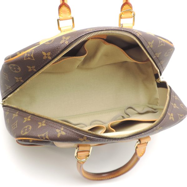 dh79210 6 Louis Vuitton Deauville Monogram Bag Brown